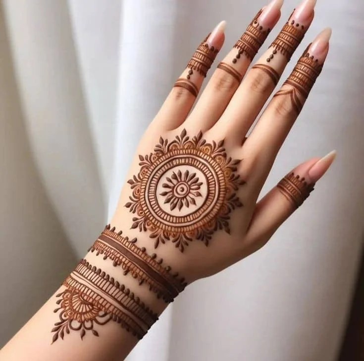 80+ Back Hand Simple Mehndi Design Photos 2025 60 Back Hand Simple Mehndi Design Photos