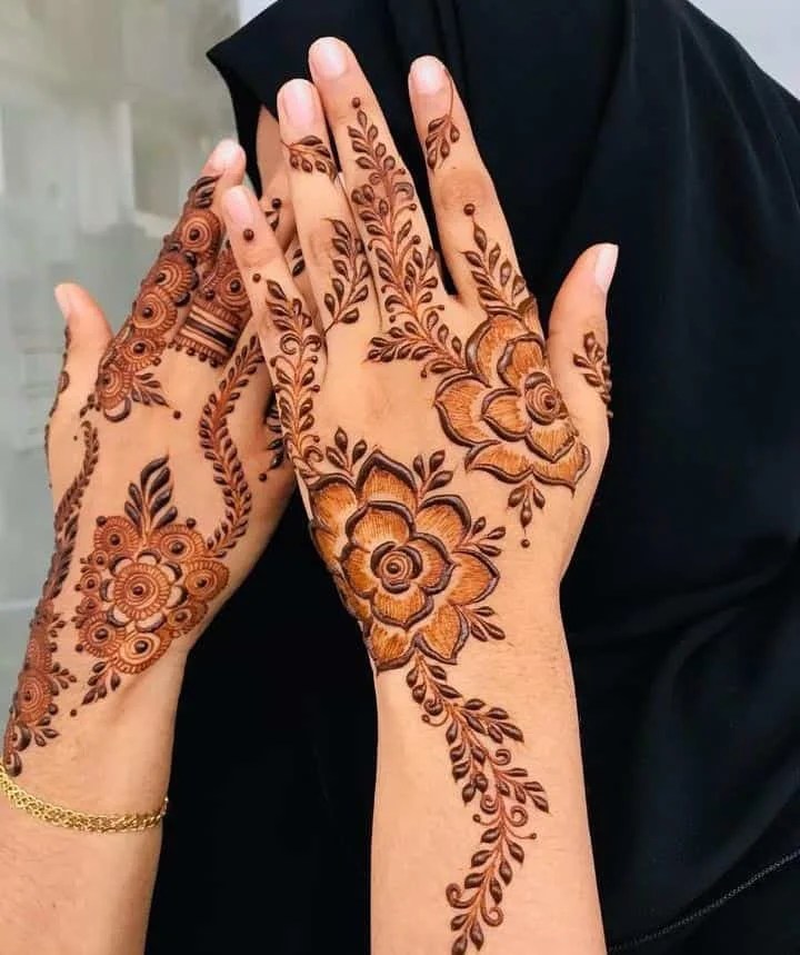 80+ Back Hand Simple Mehndi Design Photos 2025 34 Back Hand Simple Mehndi Design Photos