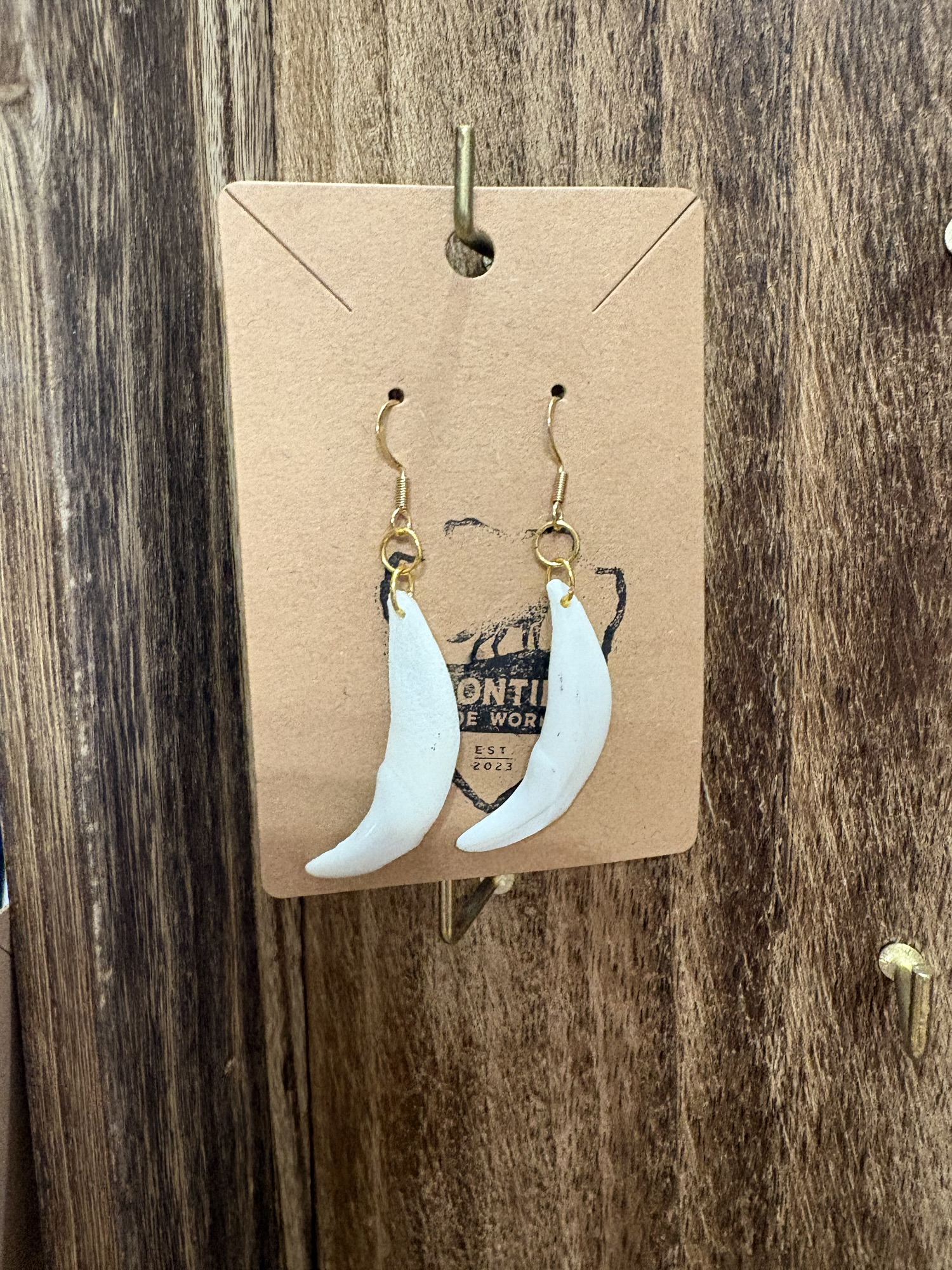 Coyote Teeth Earrings