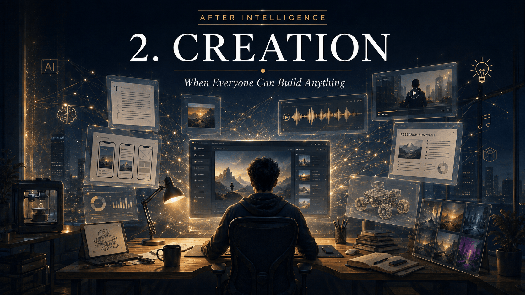 A visual guide to abundant AI creation and the scarcity of meaning