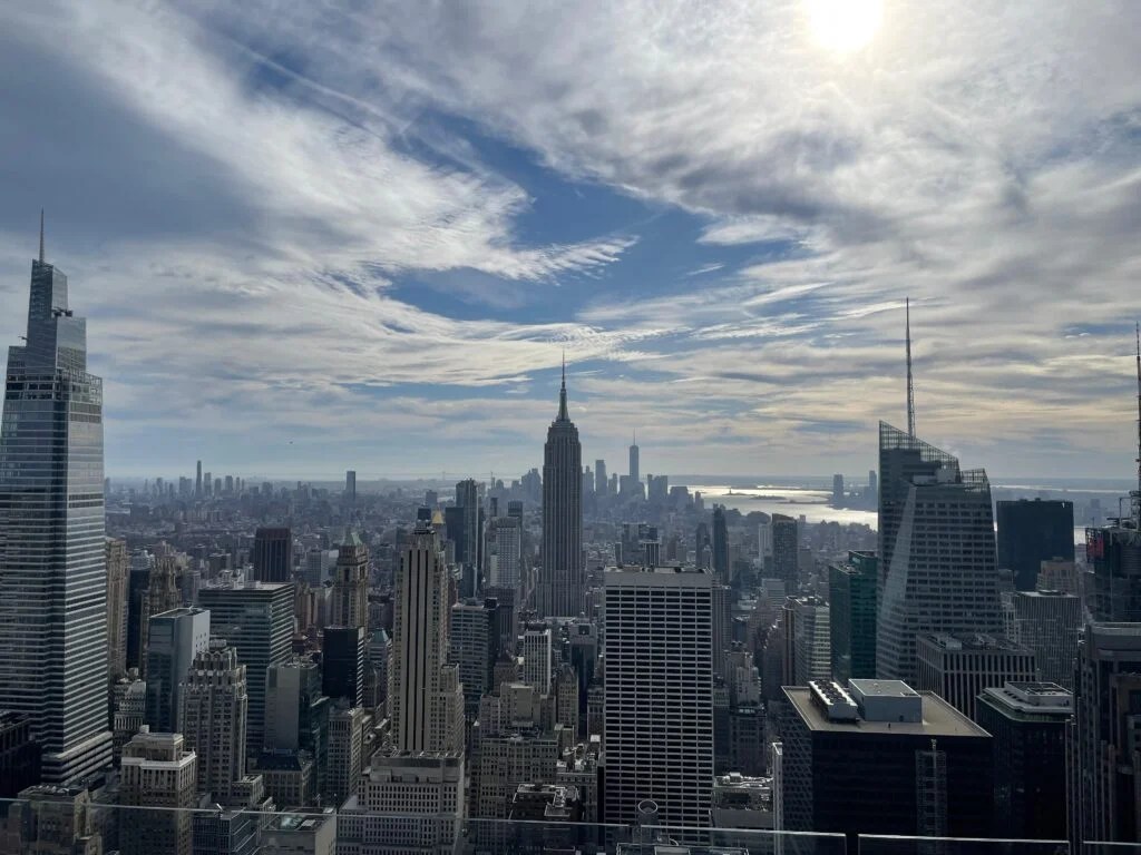 Views across New York from the Empire State Building