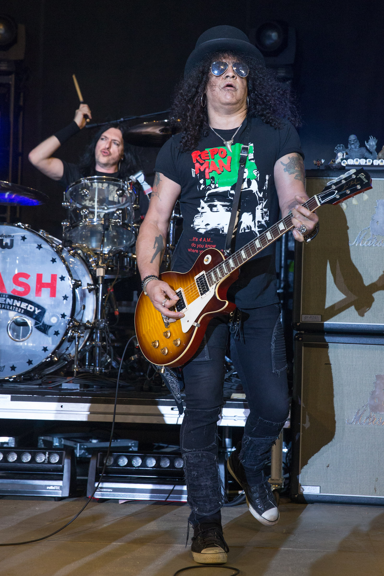 A List photos Slash, Myles Kennedy, and Fozzie