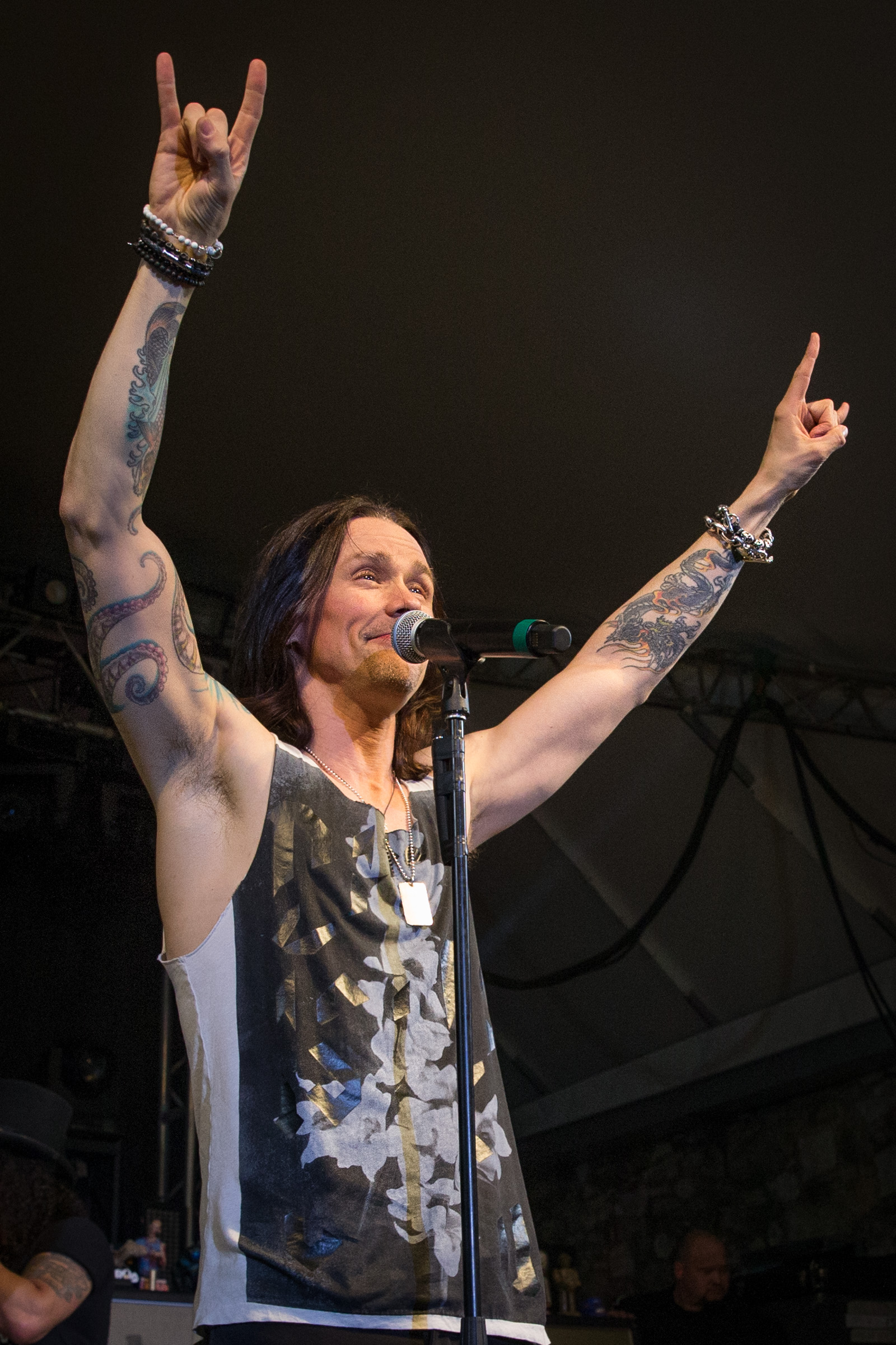 A List photos Slash, Myles Kennedy, and Fozzie