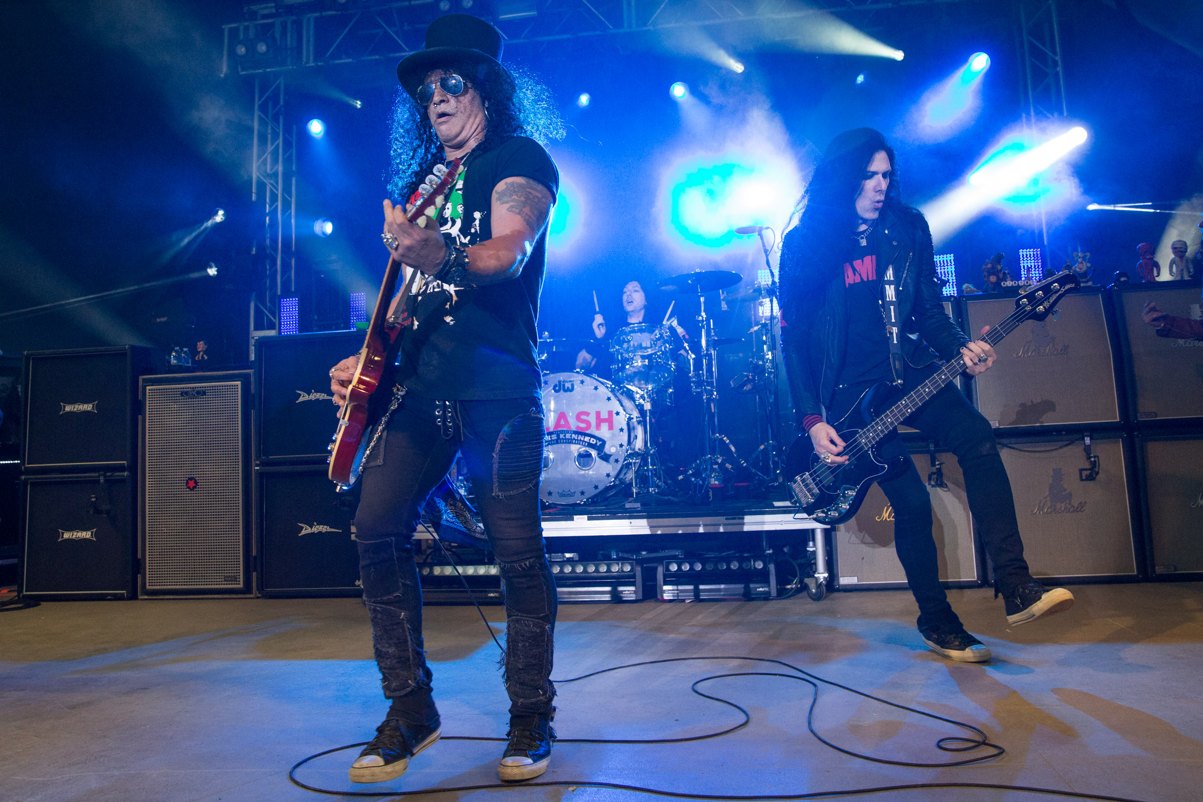 A List photos Slash, Myles Kennedy, and Fozzie