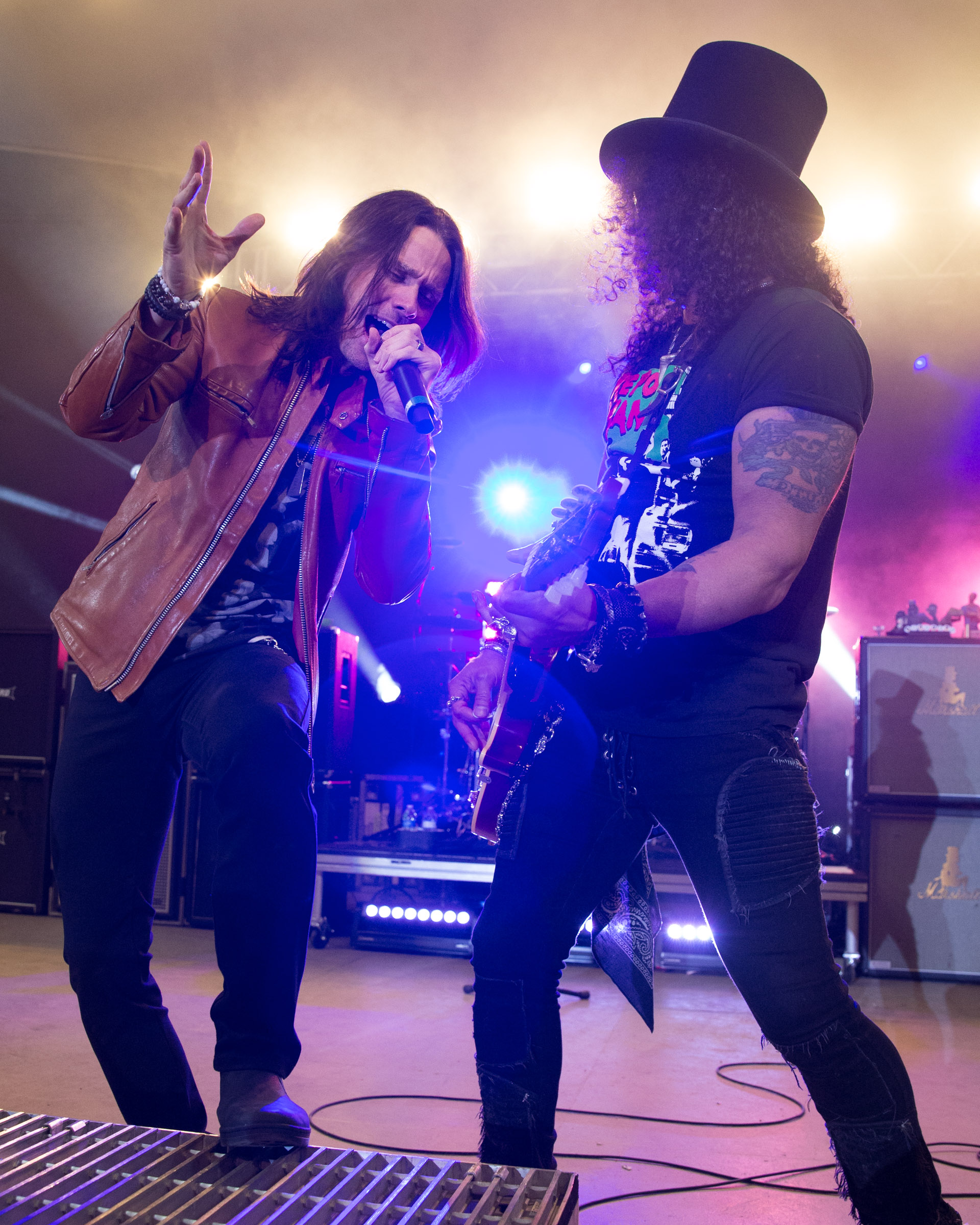 A List photos Slash, Myles Kennedy, and Fozzie