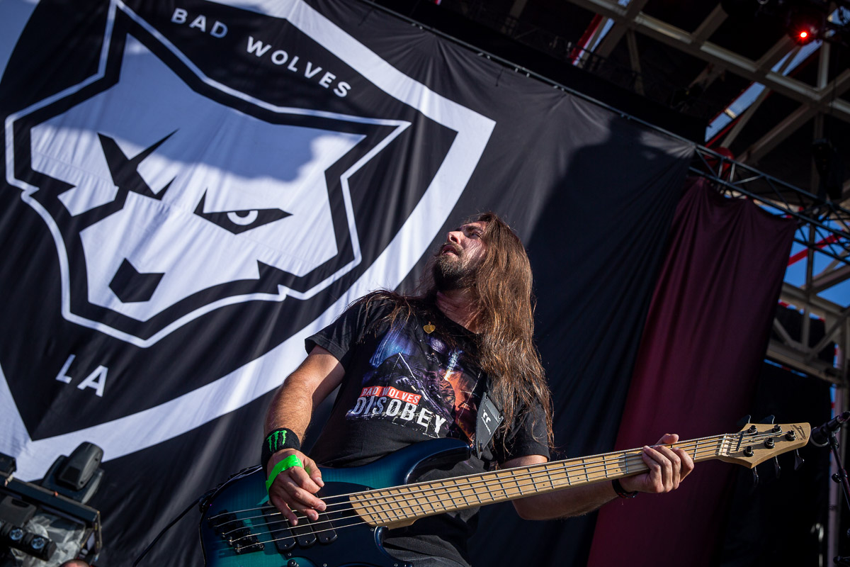 Bad Wolves at the Austin360 Amphitheater, Austin, TX 8/1/2018. © 2018 Jim Chapin Photography