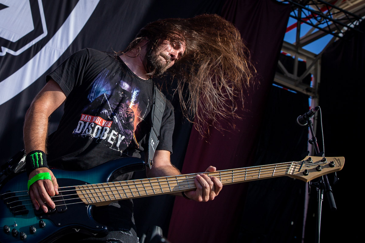 Bad Wolves at the Austin360 Amphitheater, Austin, TX 8/1/2018. © 2018 Jim Chapin Photography
