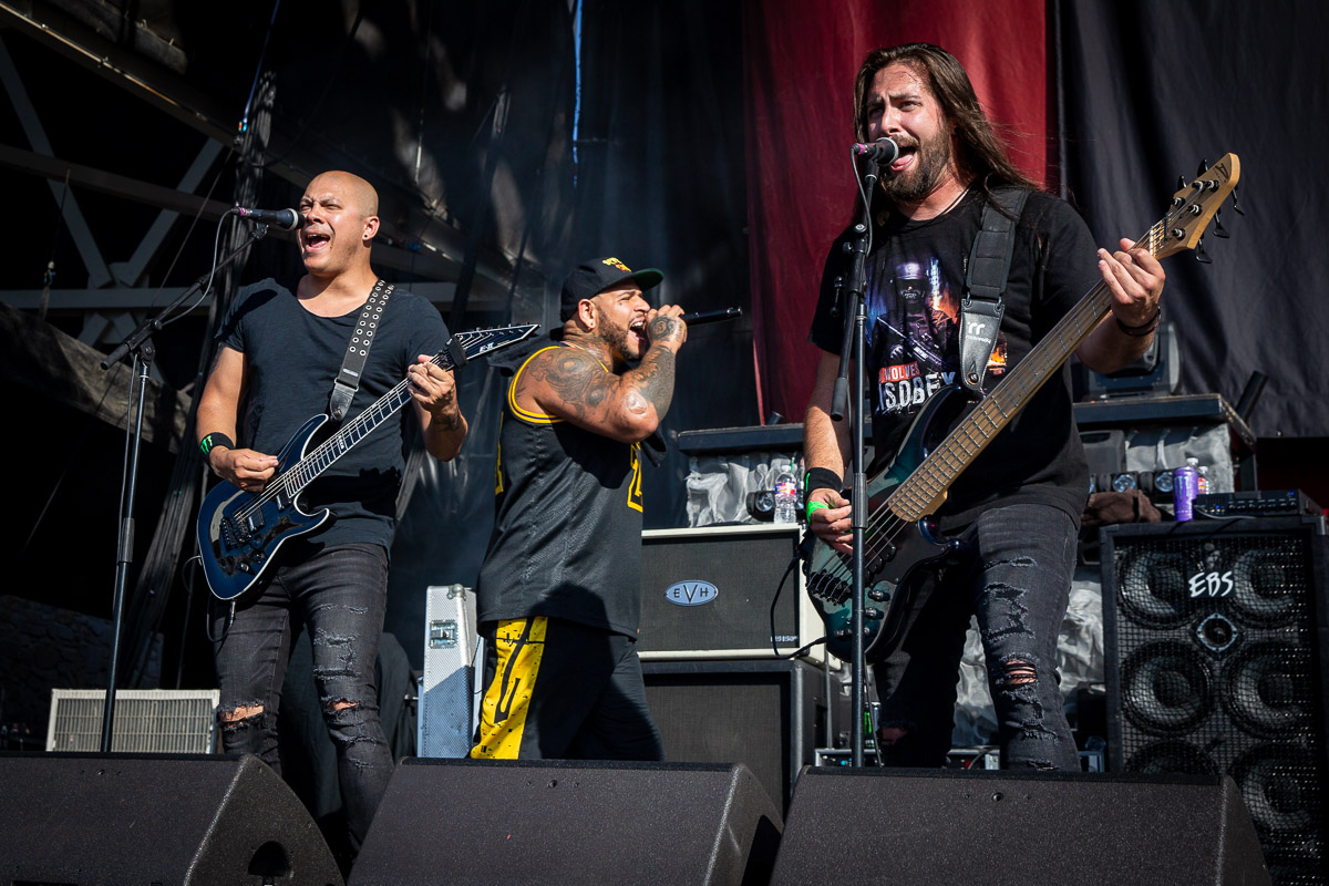 Bad Wolves at the Austin360 Amphitheater, Austin, TX 8/1/2018. © 2018 Jim Chapin Photography