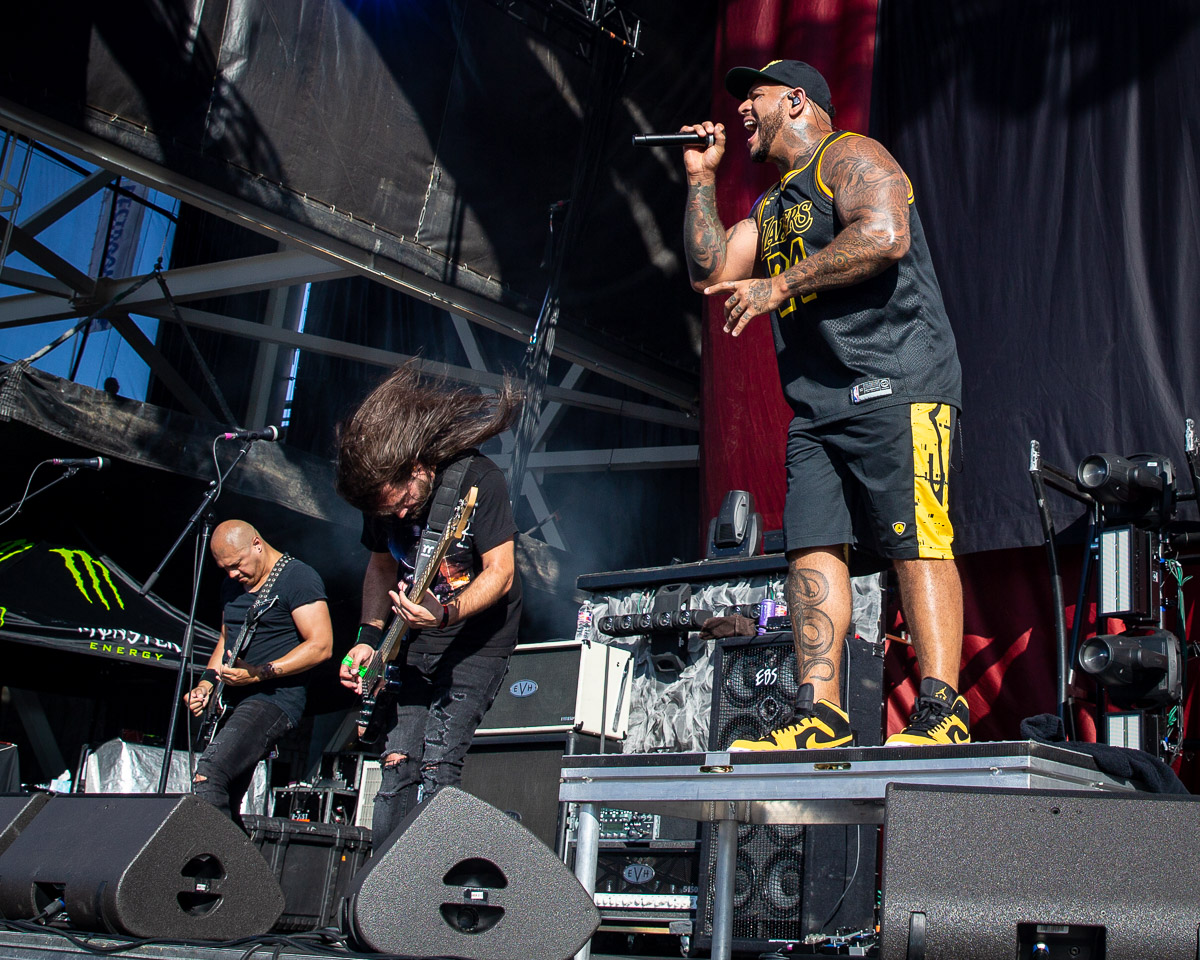 Bad Wolves at the Austin360 Amphitheater, Austin, TX 8/1/2018. © 2018 Jim Chapin Photography