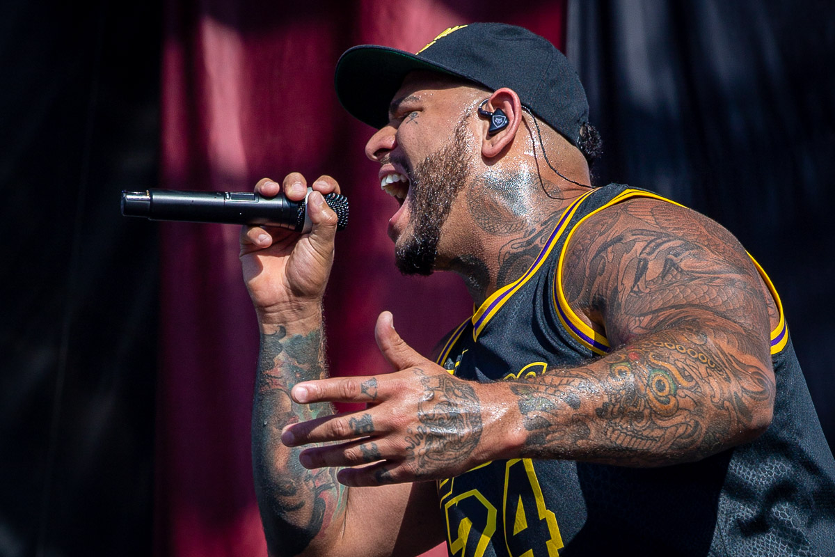 Bad Wolves at the Austin360 Amphitheater, Austin, TX 8/1/2018. © 2018 Jim Chapin Photography
