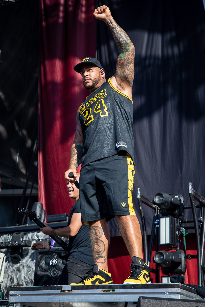 Bad Wolves at the Austin360 Amphitheater, Austin, TX 8/1/2018. © 2018 Jim Chapin Photography