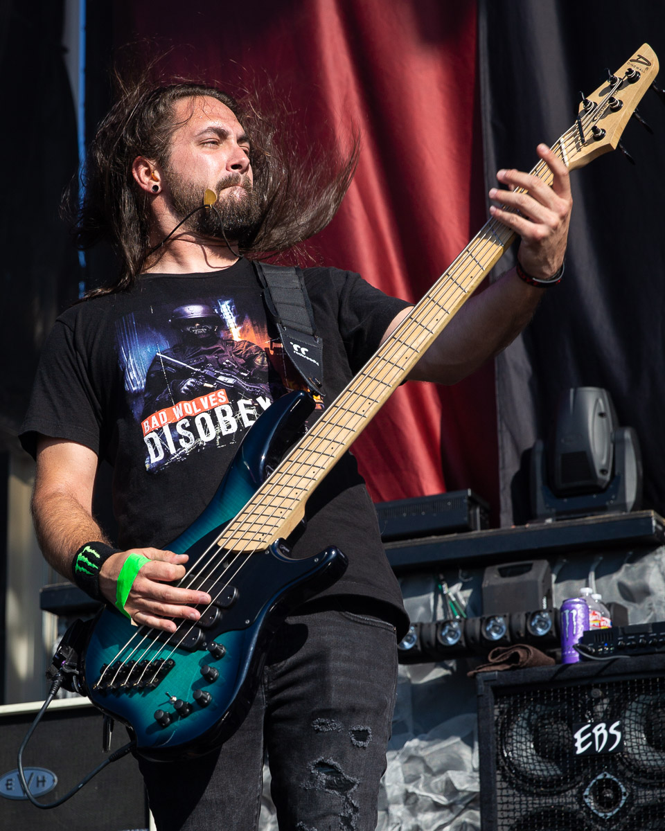 Bad Wolves at the Austin360 Amphitheater, Austin, TX 8/1/2018. © 2018 Jim Chapin Photography