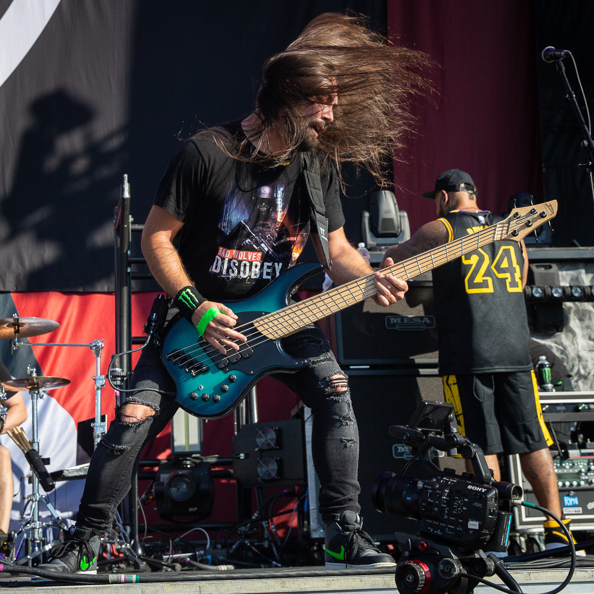 Bad Wolves at the Austin360 Amphitheater, Austin, TX 8/1/2018. © 2018 Jim Chapin Photography