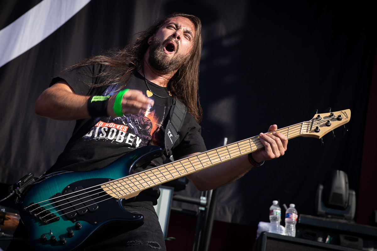 Bad Wolves at the Austin360 Amphitheater, Austin, TX 8/1/2018. © 2018 Jim Chapin Photography