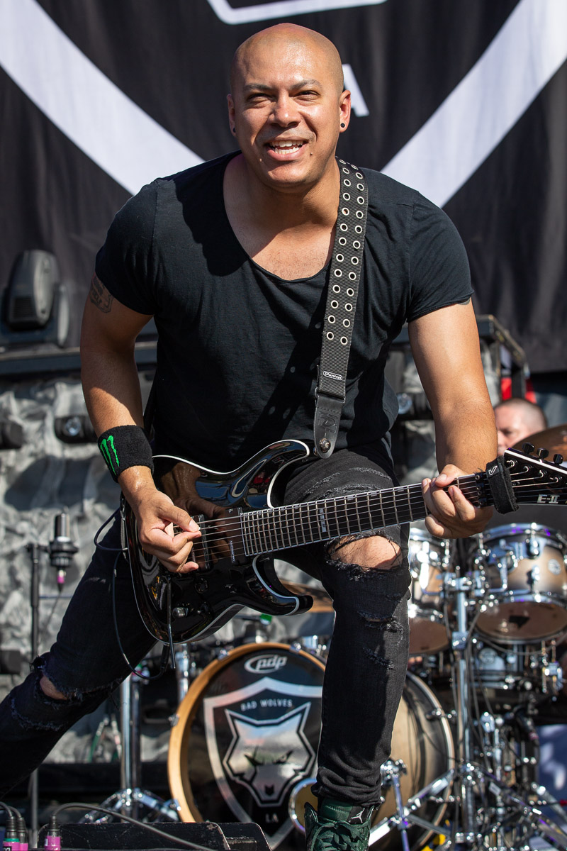 Bad Wolves at the Austin360 Amphitheater, Austin, TX 8/1/2018. © 2018 Jim Chapin Photography