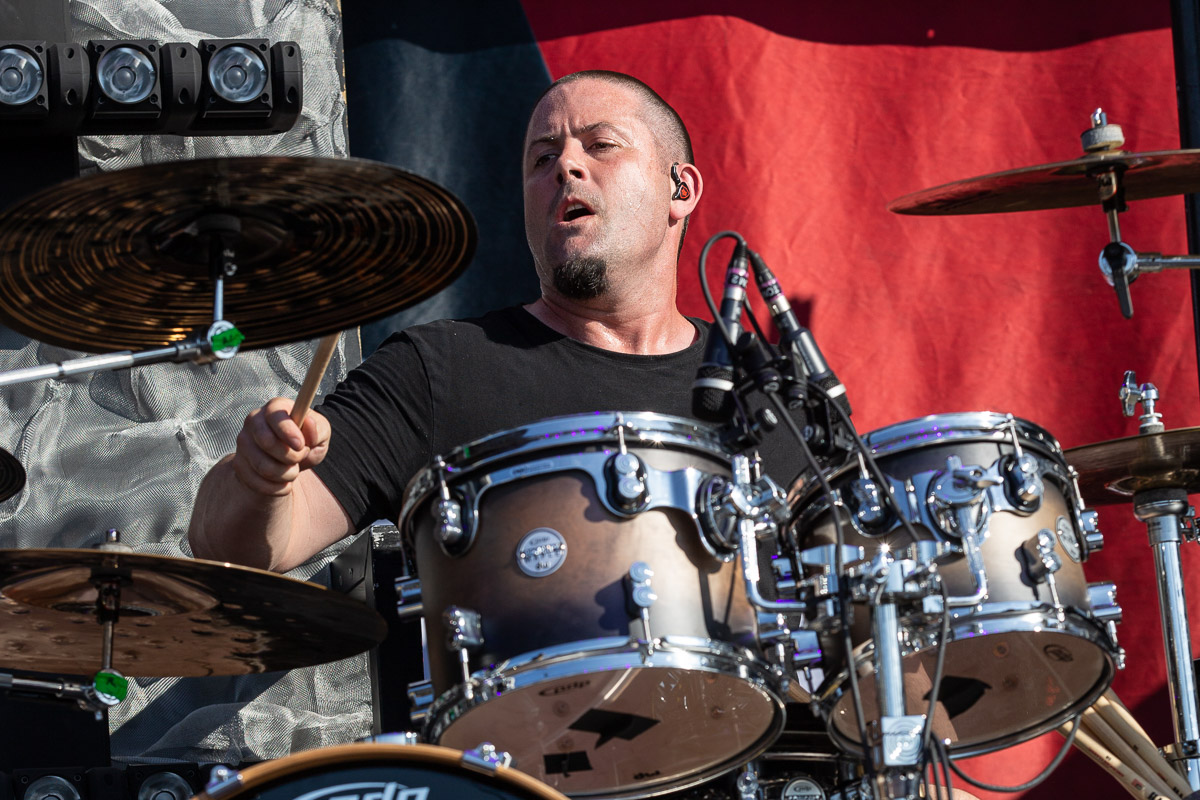 Bad Wolves at the Austin360 Amphitheater, Austin, TX 8/1/2018. © 2018 Jim Chapin Photography