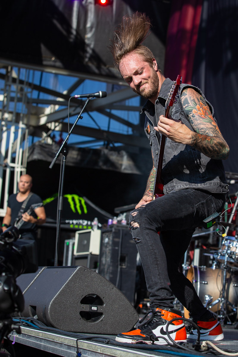 Bad Wolves at the Austin360 Amphitheater, Austin, TX 8/1/2018. © 2018 Jim Chapin Photography