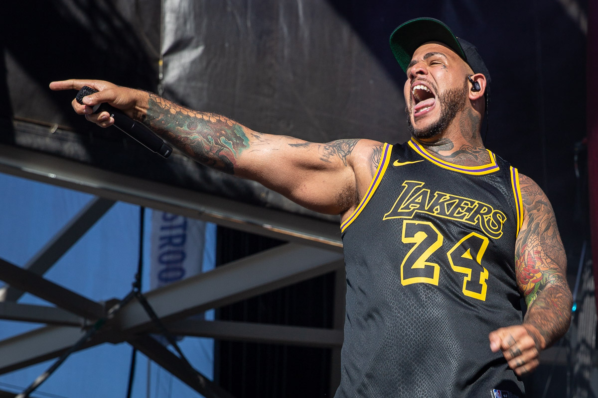 Bad Wolves at the Austin360 Amphitheater, Austin, TX 8/1/2018. © 2018 Jim Chapin Photography