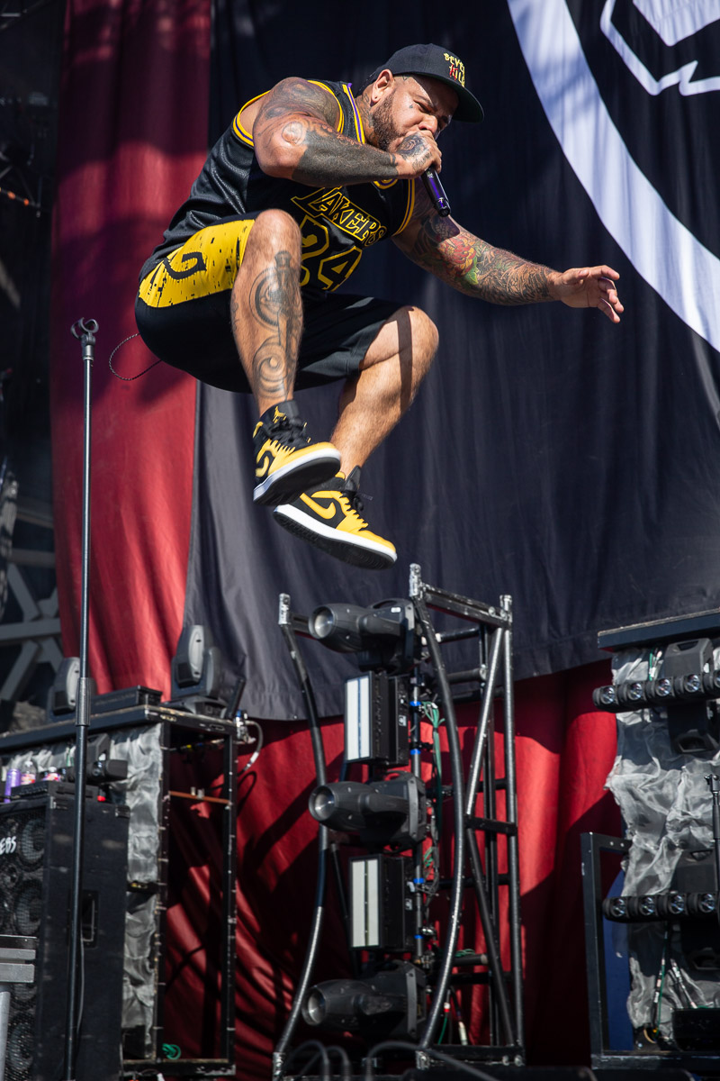Bad Wolves at the Austin360 Amphitheater, Austin, TX 8/1/2018. © 2018 Jim Chapin Photography