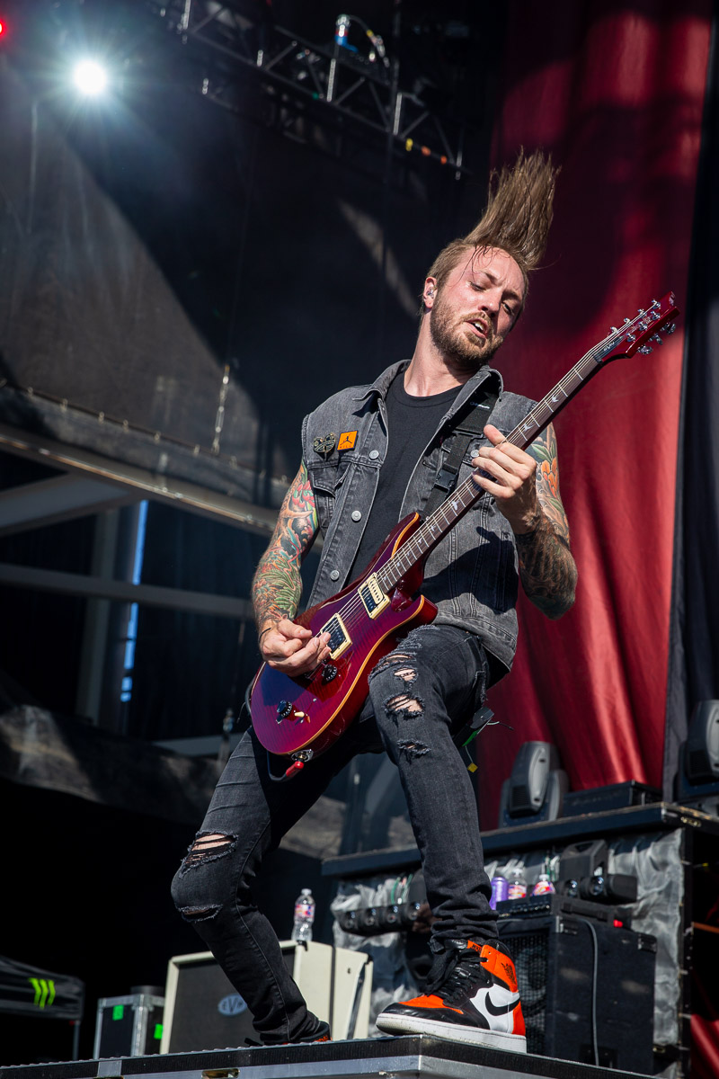 Bad Wolves at the Austin360 Amphitheater, Austin, TX 8/1/2018. © 2018 Jim Chapin Photography