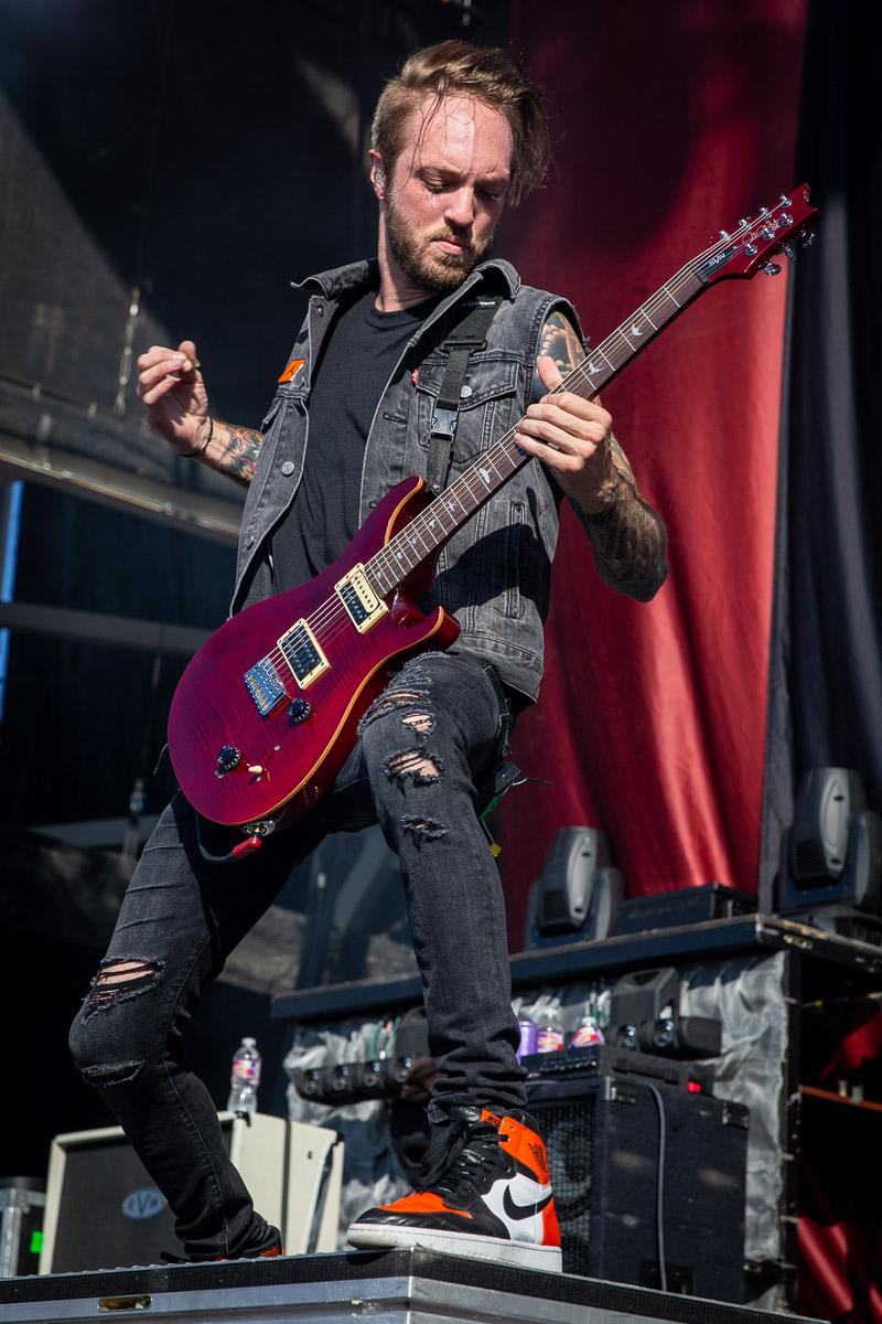 Bad Wolves at the Austin360 Amphitheater, Austin, TX 8/1/2018. © 2018 Jim Chapin Photography