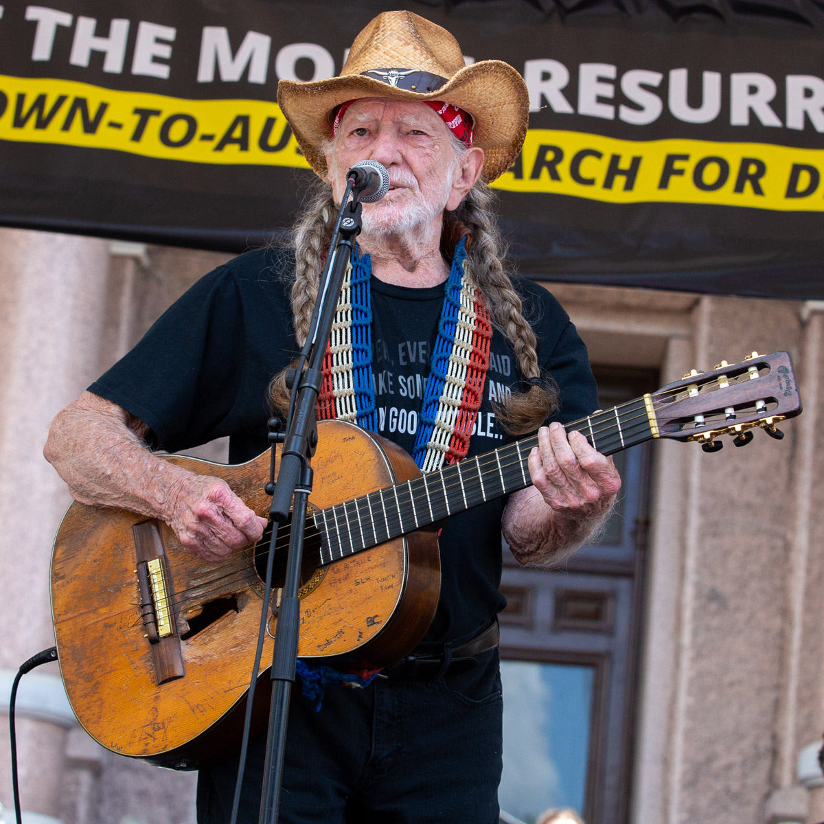 Georgetown to Austin March for Democracy Protest Rally