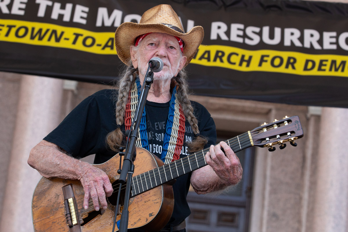 Georgetown to Austin March for Democracy Protest Rally