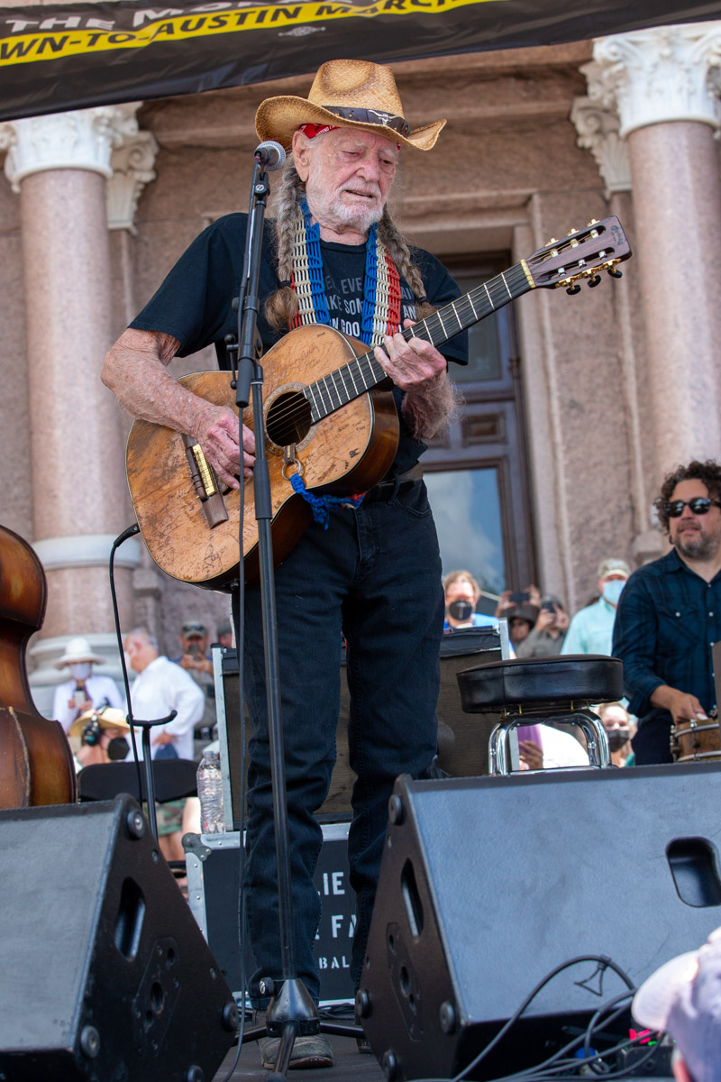Georgetown to Austin March for Democracy Protest Rally
