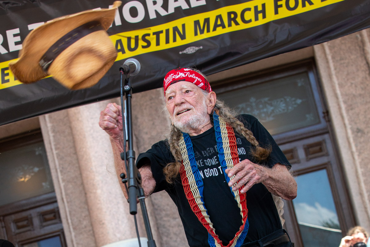 Georgetown to Austin March for Democracy Protest Rally