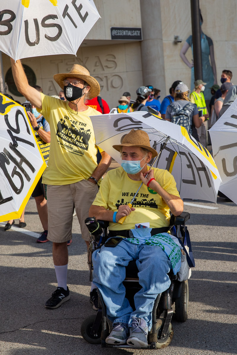 Georgetown to Austin March for Democracy Protest Rally