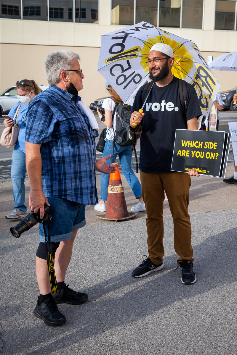 Georgetown to Austin March for Democracy Protest Rally
