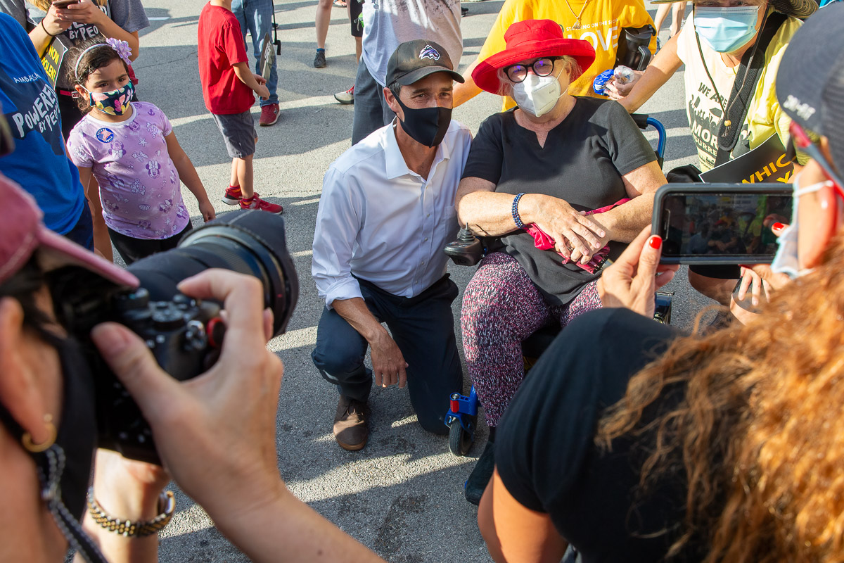 Georgetown to Austin March for Democracy Protest Rally