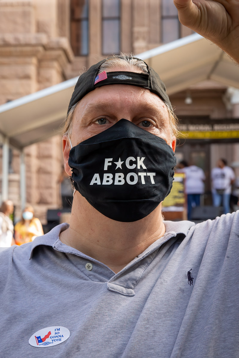 Georgetown to Austin March for Democracy Protest Rally