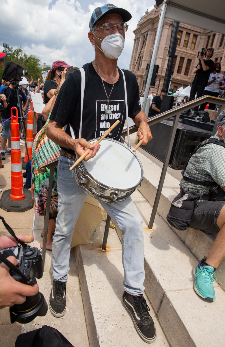 Georgetown to Austin March for Democracy Protest Rally