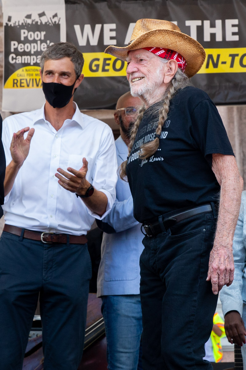 Georgetown to Austin March for Democracy Protest Rally