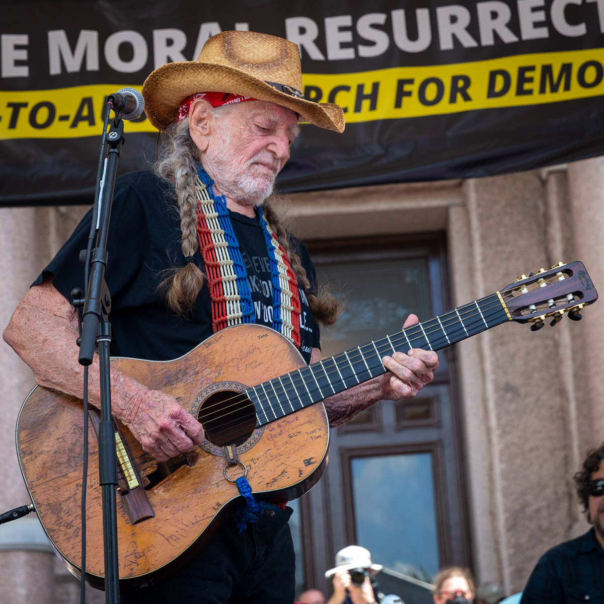 Georgetown to Austin March for Democracy Protest Rally
