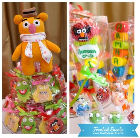 Muppet Theme Birthday Party Ideas and Inspiration www.frostedevents.com 1st First Birthday Party 