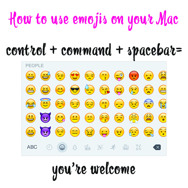 How to make  Emoji keyboard pop up on your Mac