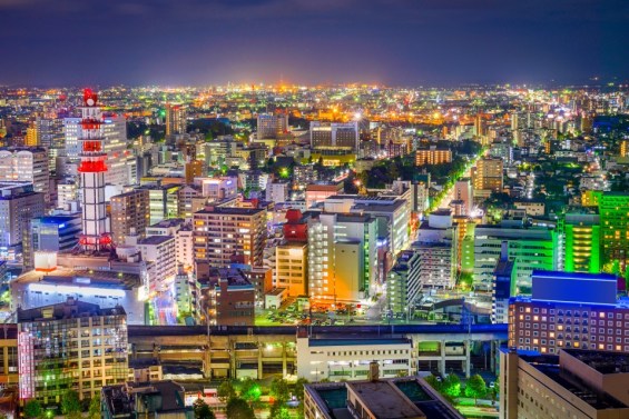 Sendai City, Japan.