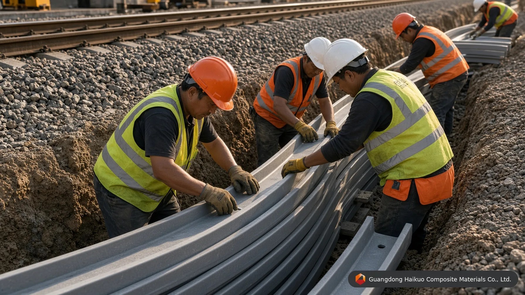 Installing an FRP Cable Protection System