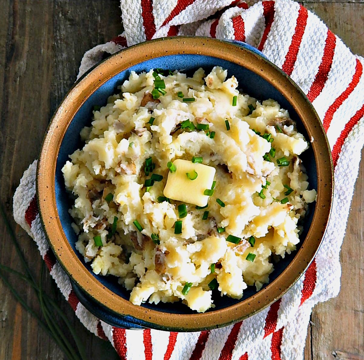 Simple Rustic Mashed Potatoes
