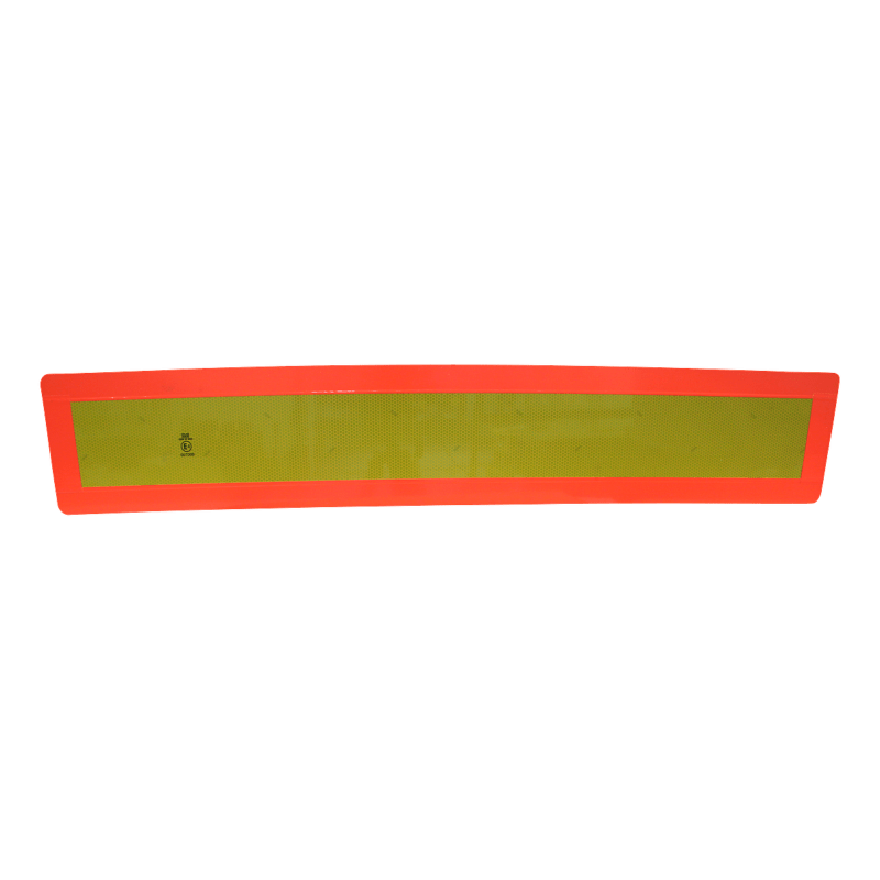 Looking for no pedestrian crossing sign, 24 x 24? Traffic Sign Trailer 3500kg 1132mm X 197mm Yellow With Red Edge Protempo B V