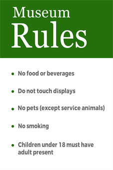 Museum Rules Poster Signazon