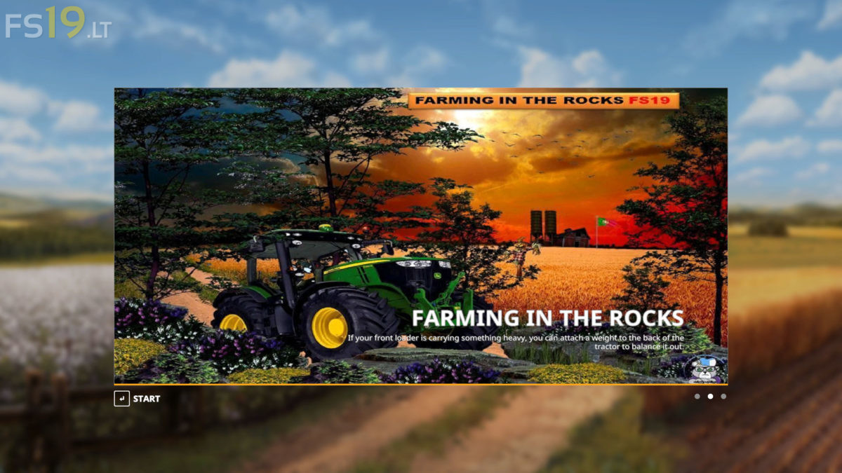 Always ensure your blockchain is fully synchronised . Farming in the Rocks Map v 1.0 - FS19 mods / Farming