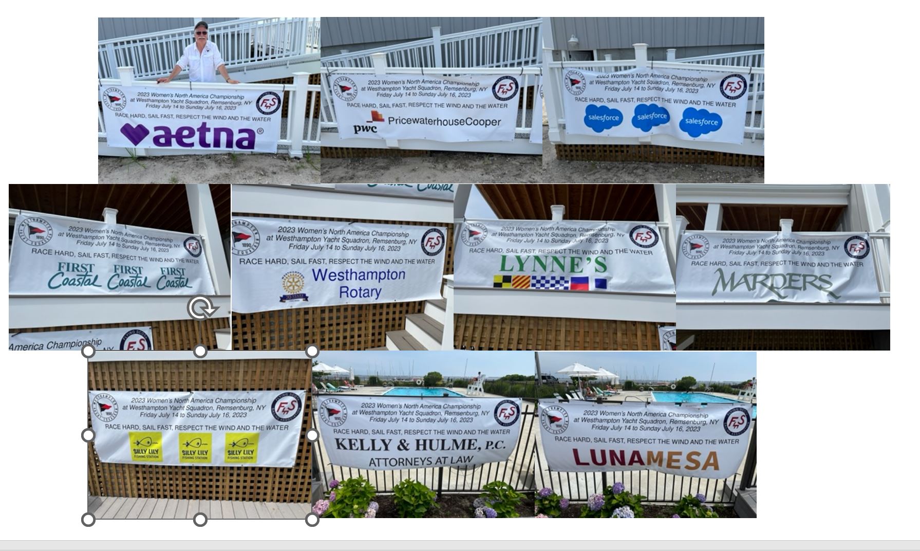 2023 Women’s NAC at Westhampton Yacht Squadron – SPONSORS!!!