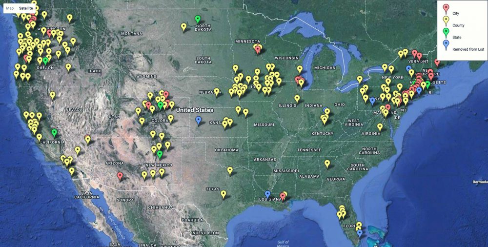 Sanctuary Cities Navigating The Map Mapcites 1 