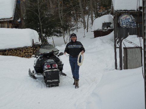 Long cold winter forces Derrie outside!