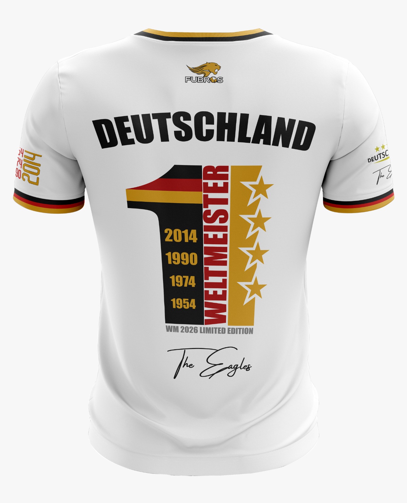 DE-FUBROS World Fan Club-Trikot-Seitlich
