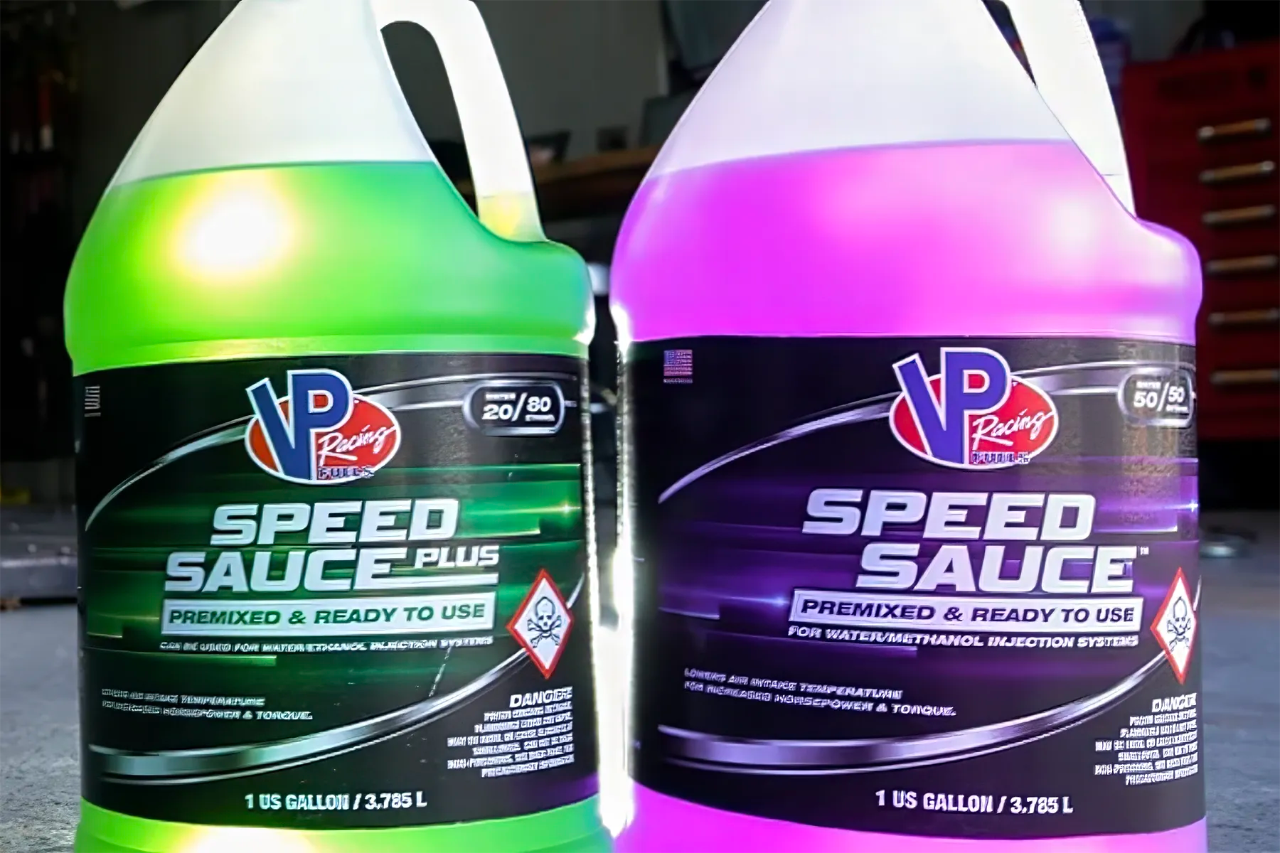VP Racing coolants, additives, and performance chemicals