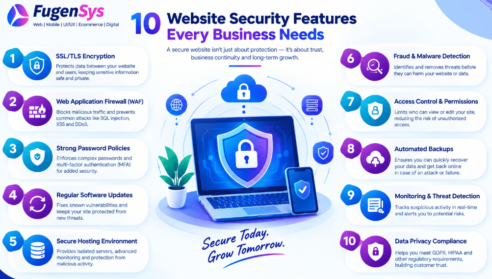 10 Website Security Features Every Business Needs